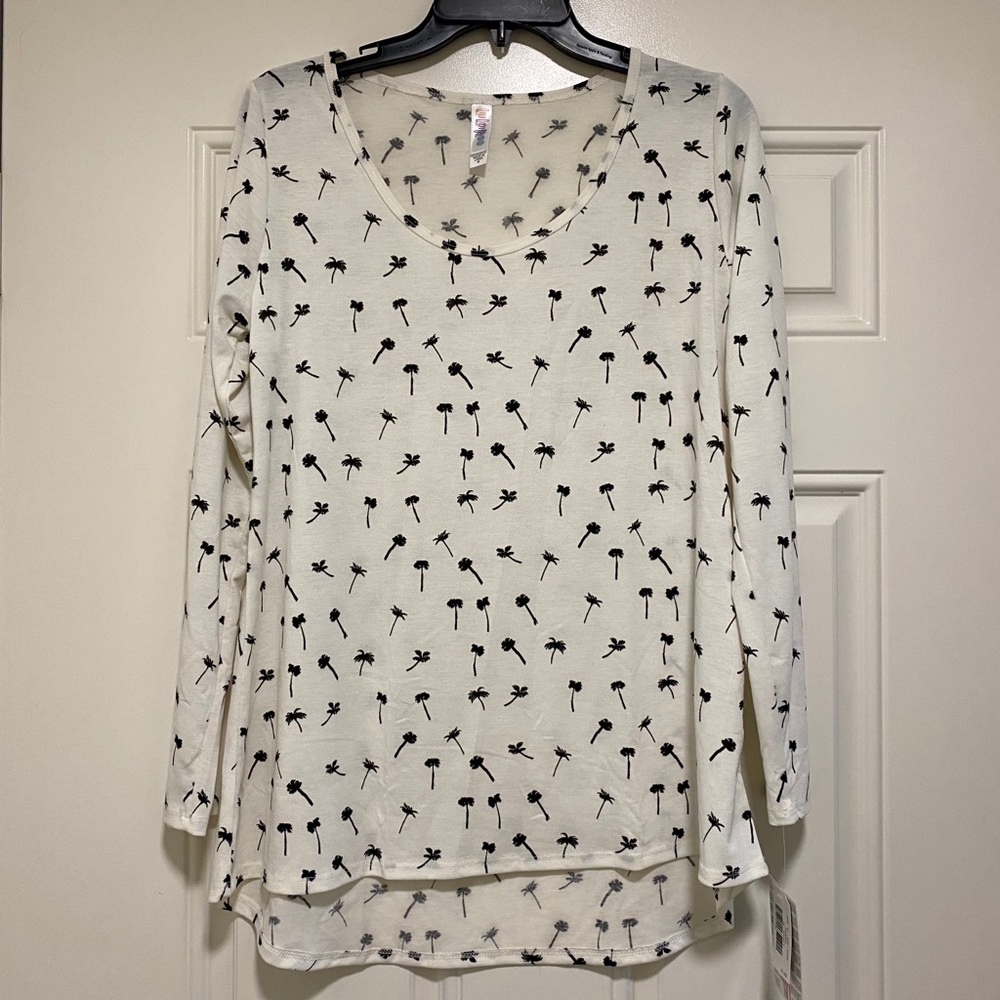Palm Tree Lynnae - White / Black